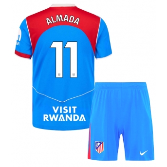 Billige Fotballdrakt Atletico Madrid Thiago Almada #11 Replika Tredjedraktsett Barn 2025-26 Kortermet (med bukser)